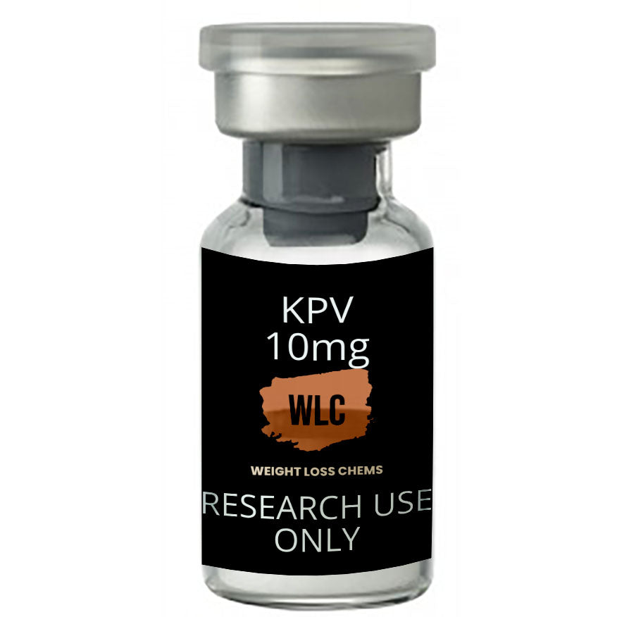 KPV 10mg vial for research use only.  Weight Loss Chems product.