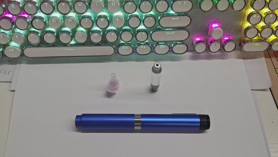 Load video: Disposable peptide pen